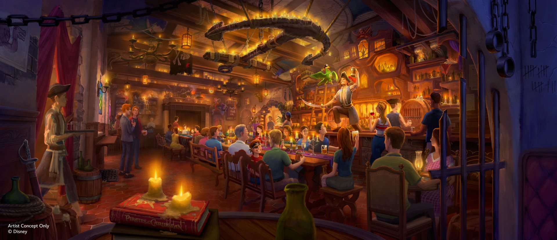 The Beak and Barrel: New Details from the Pirates of the Caribbean Tavern