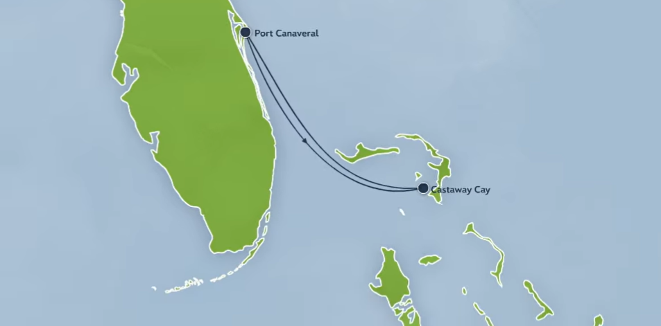 3-Night Castaway Cay at Sea Disney Cruise Disney Wish Itinerary