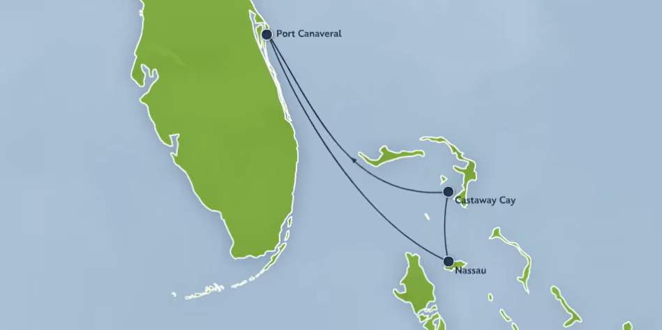 4-Night Nassau Castaway Cay at Sea Disney Wish Itinerary