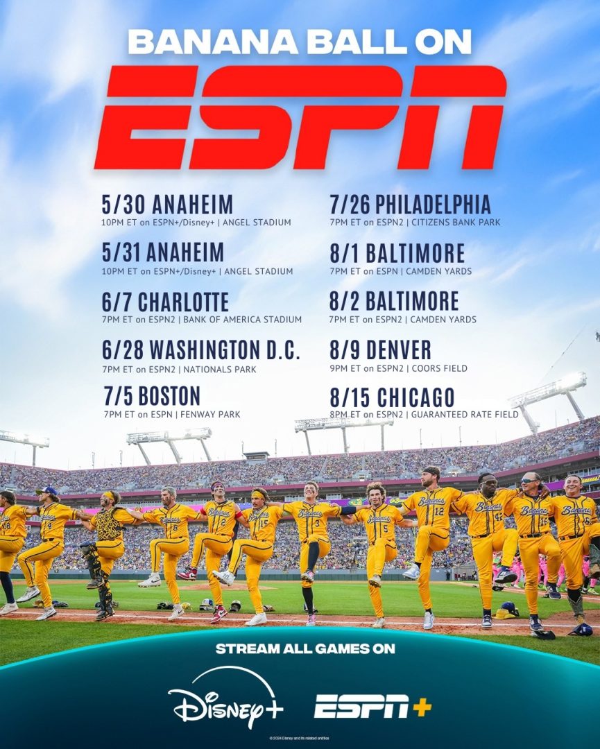 Banana Ball on ESPN Stream Games_Schedule