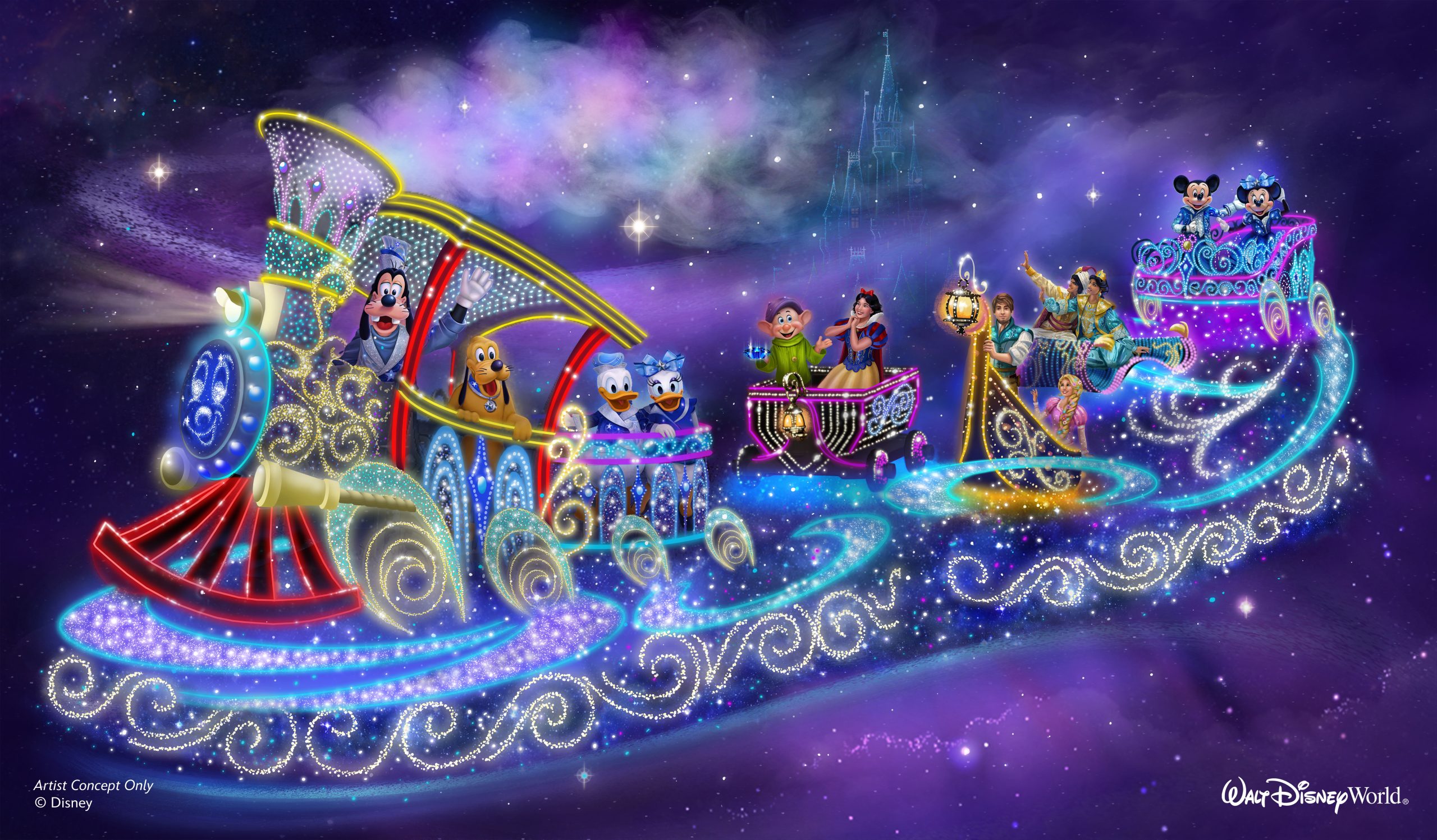 Disney Starlight Finale Float WDW Magic Kingdom