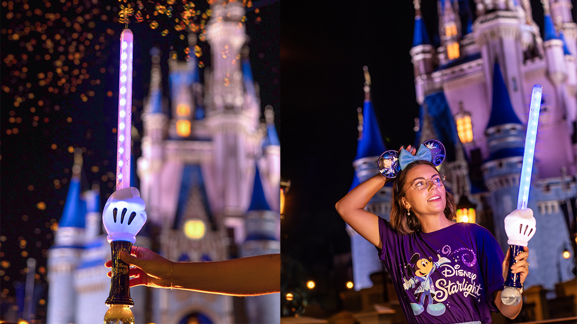 Disney Starlight Light-Up Bubble Wand