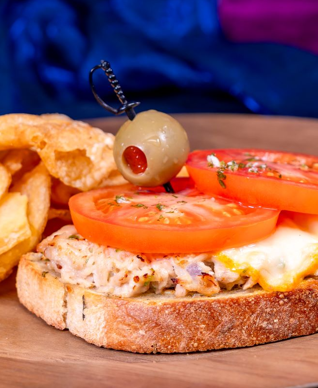 Hookâ€™s Galley Tuna Melt Disneyland 70th Food