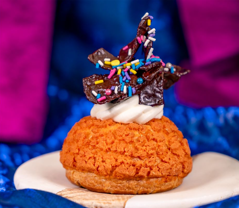 Mocha Cream Puff Disneyland Vintage Food