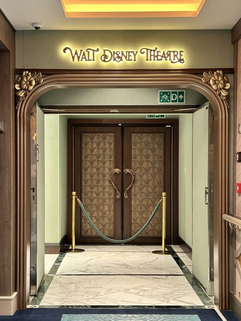 Walt Disney Theare Entrance Disney Wish