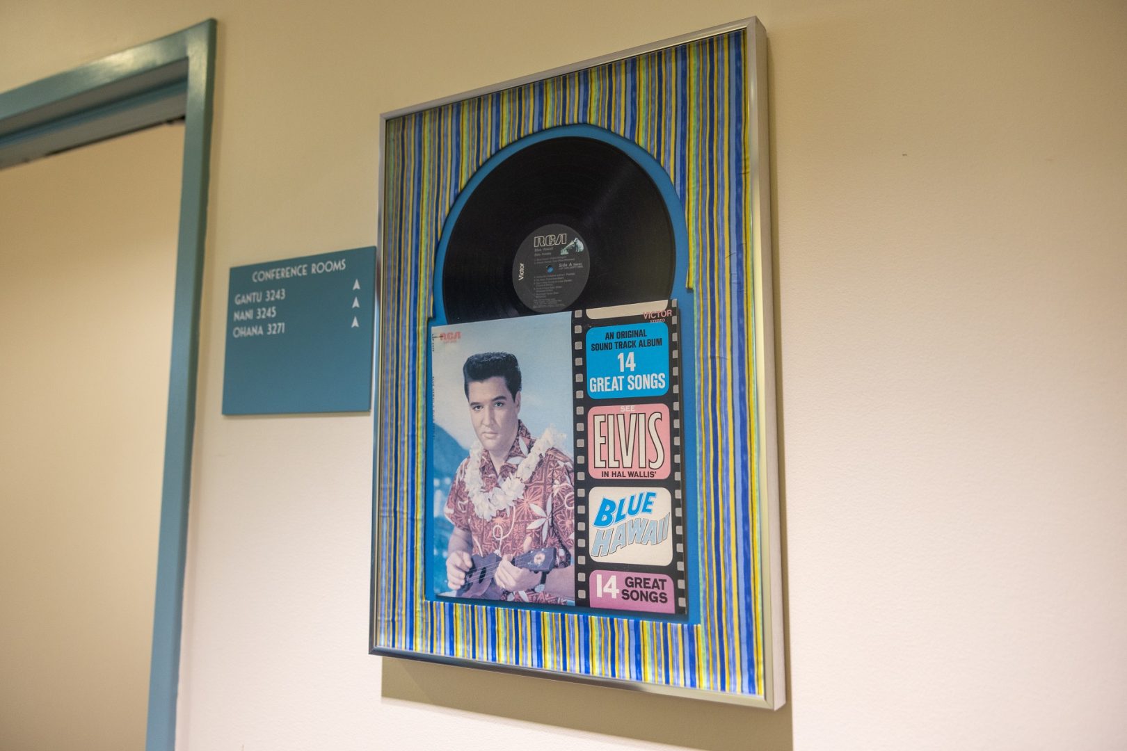 Elvis Record Blue Hawaii Feature Animation