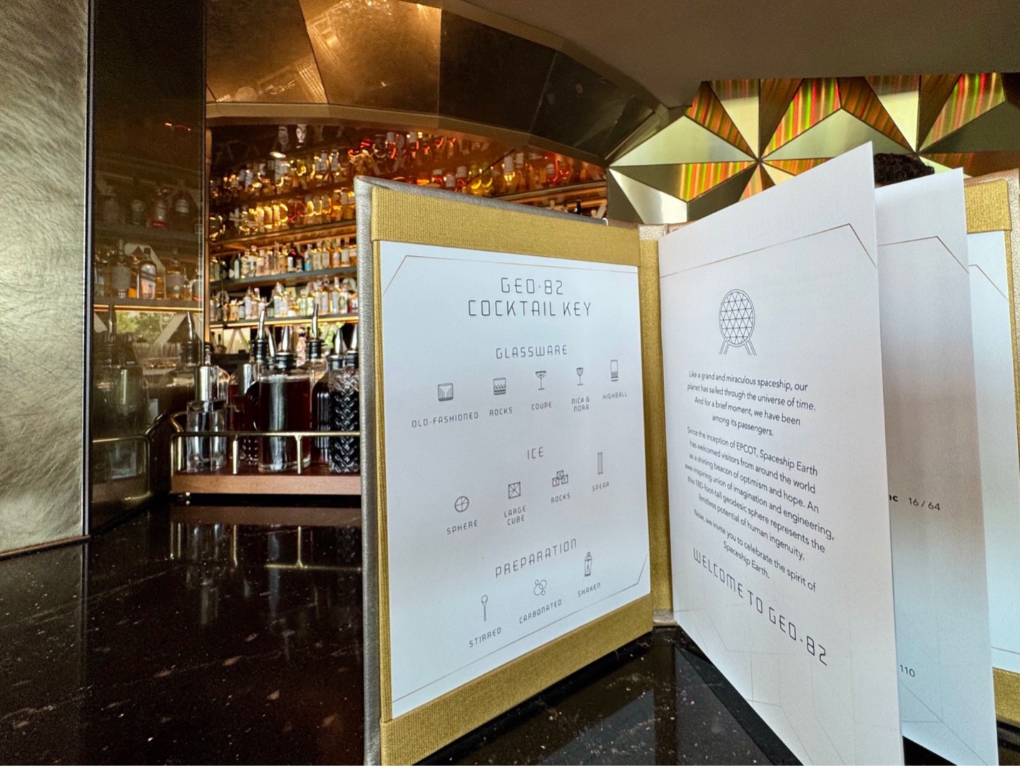 GEO-82 Cocktail Key provides additional details about the drink preparation