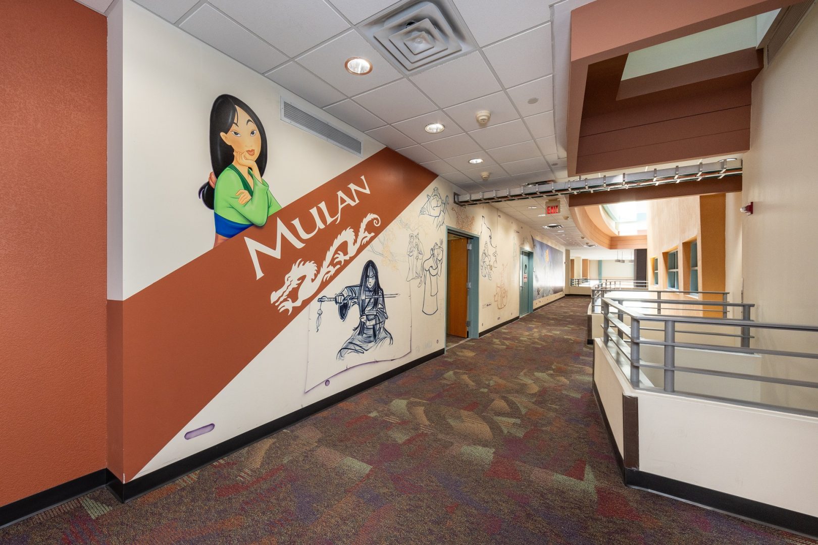 Mulan Mural at Feature Animation