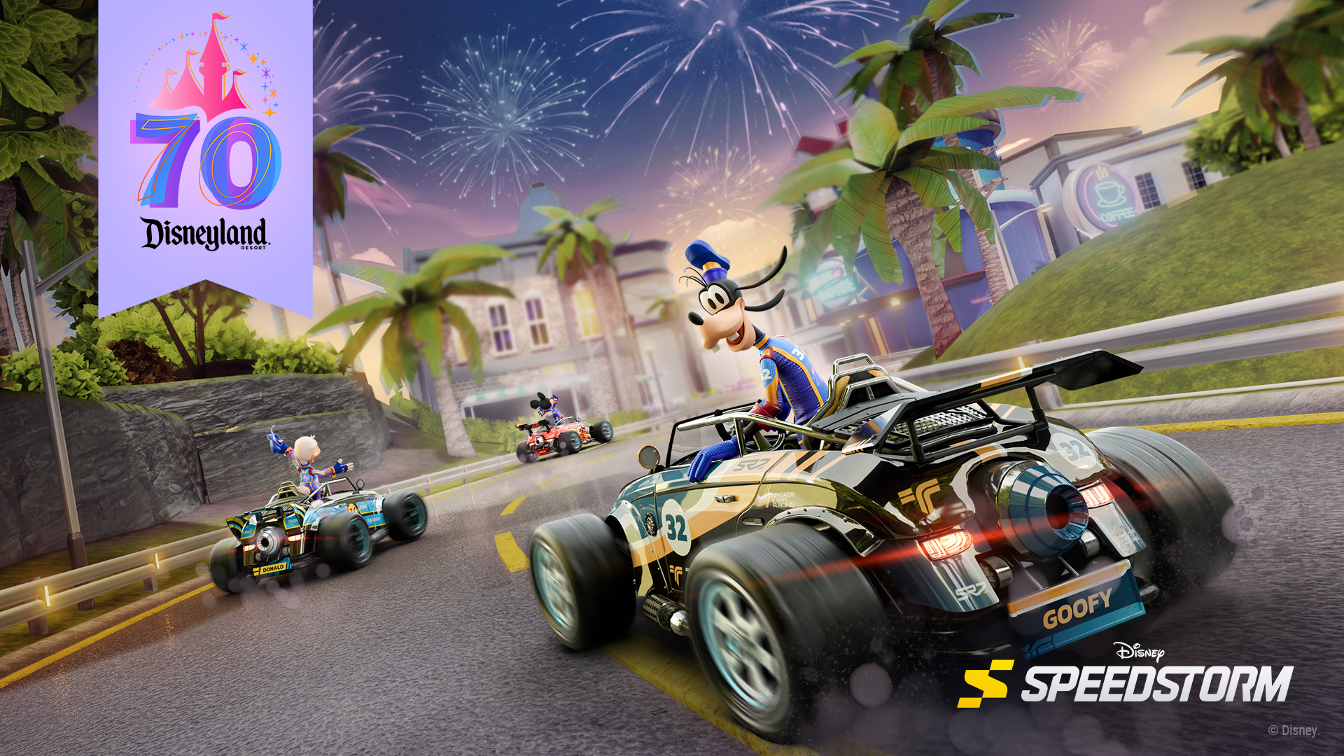 Disney Speedstorm Disneyland 70th Game