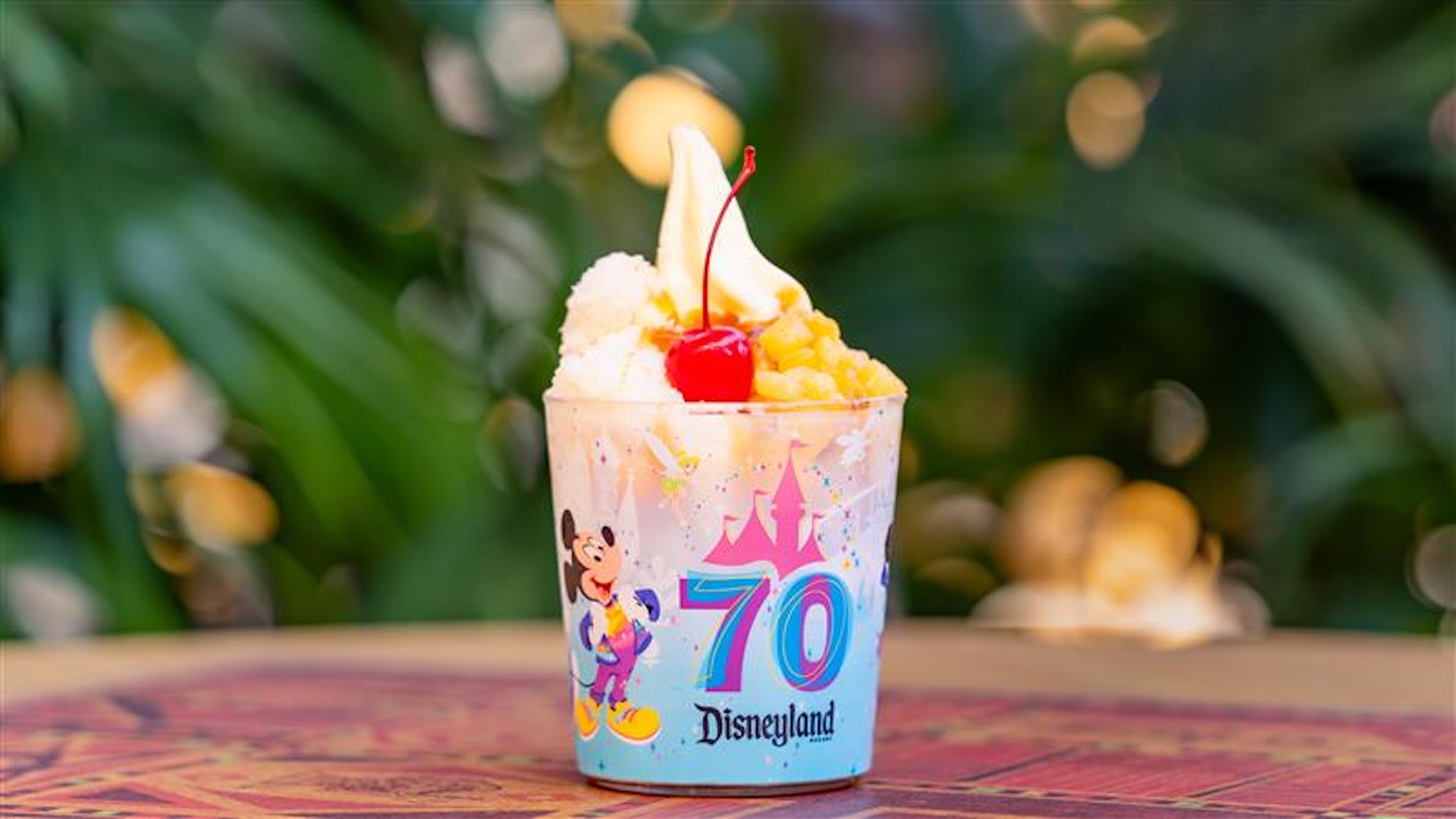 Dole Whip Disneyland 70th Celebration Cup