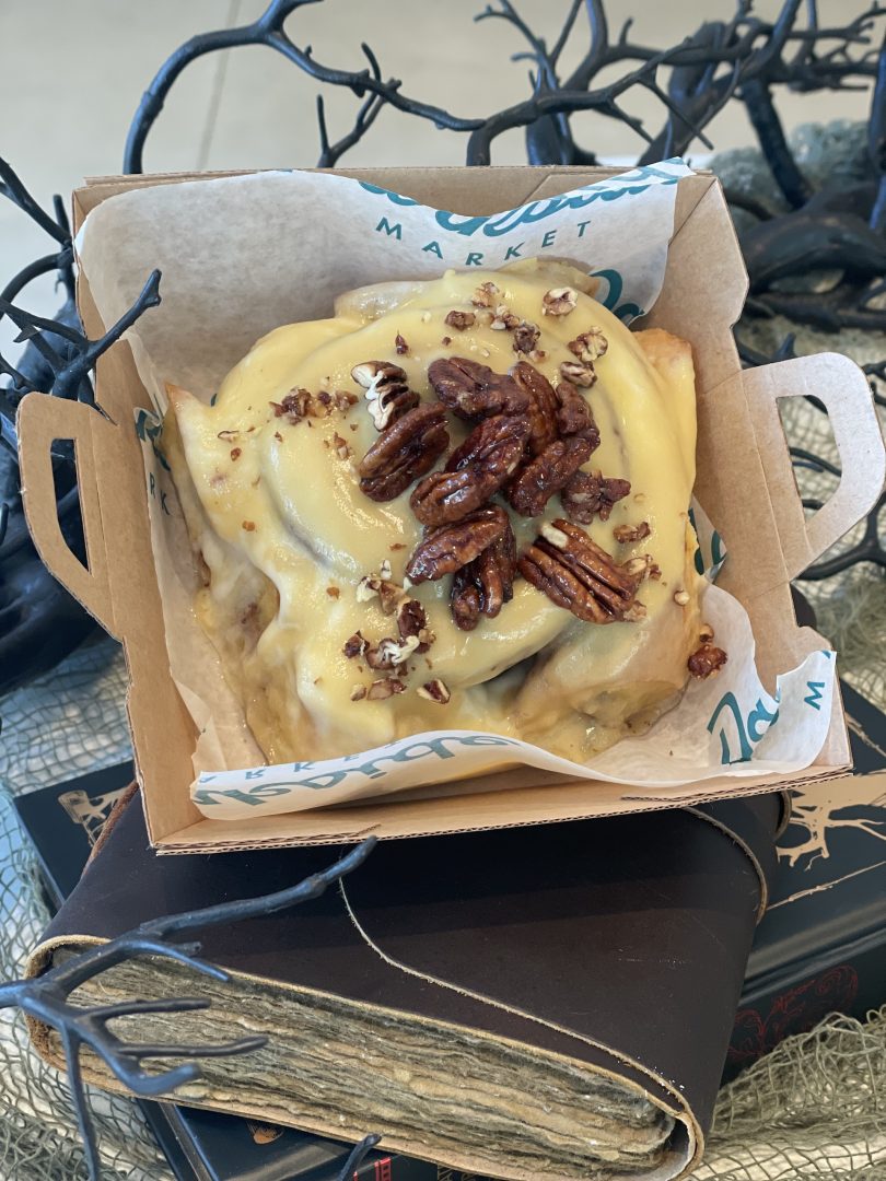 Maple Pecan Praline Cinnamon Roll 2025 Disneyland Halloween Menus