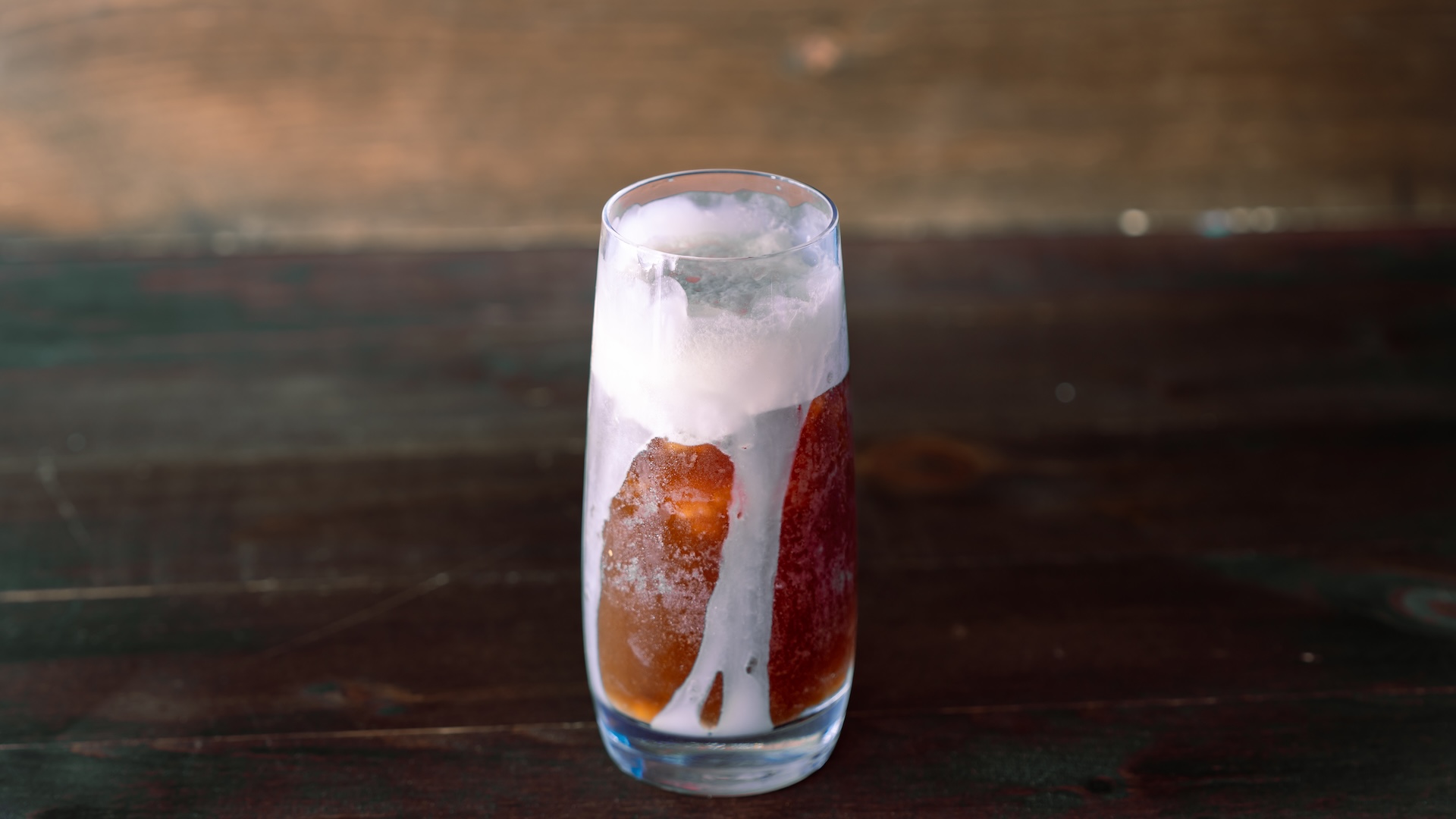 Frozen Marble Drip Coffee