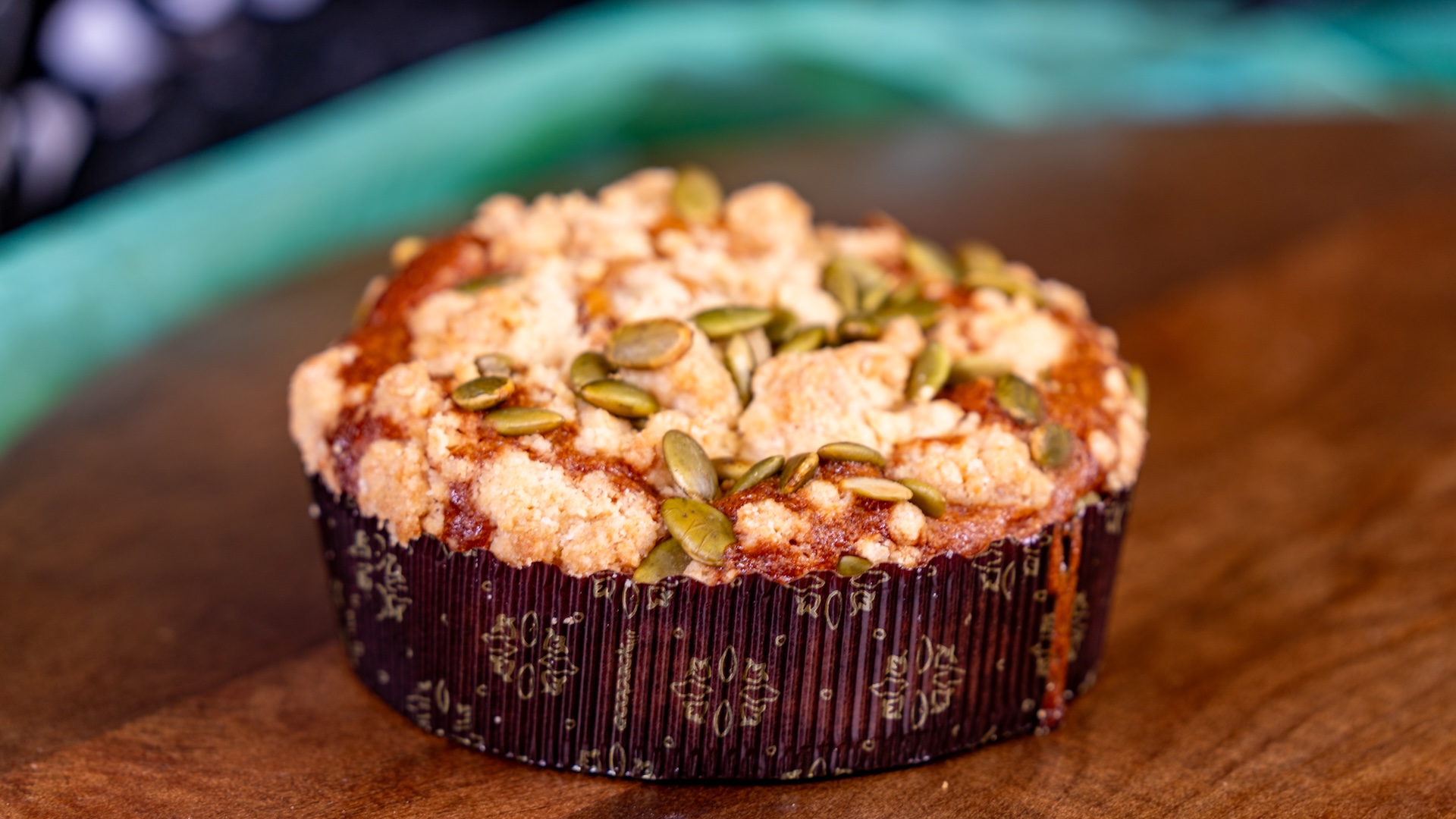 Craftsman Grill Pumpkin Pepita Muffin
