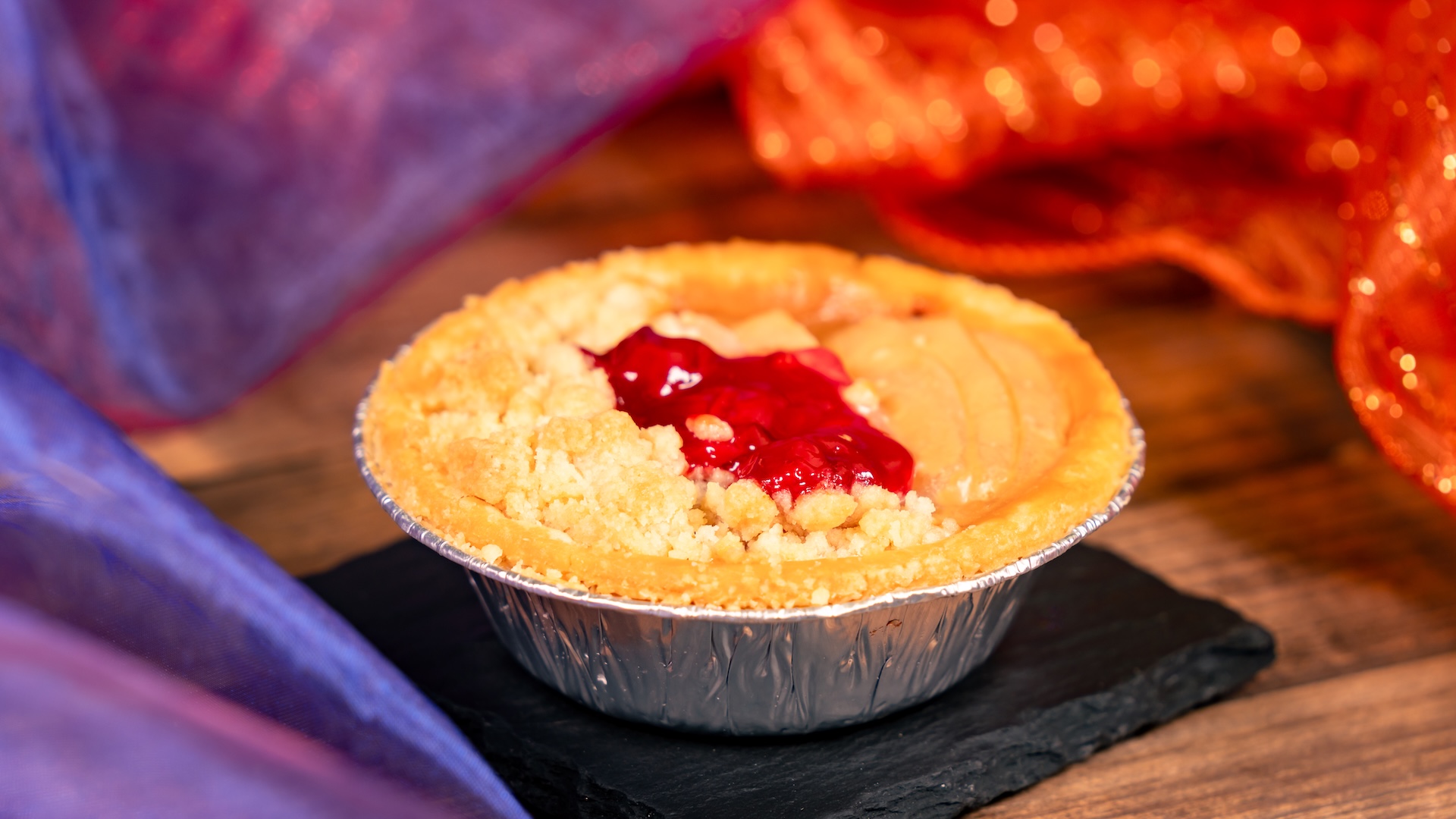 Pear Cherry Cheese Crumble