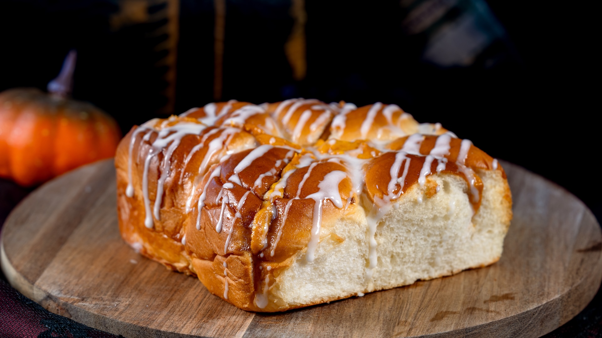 Pumpkin Spice Cream Cheese Bread