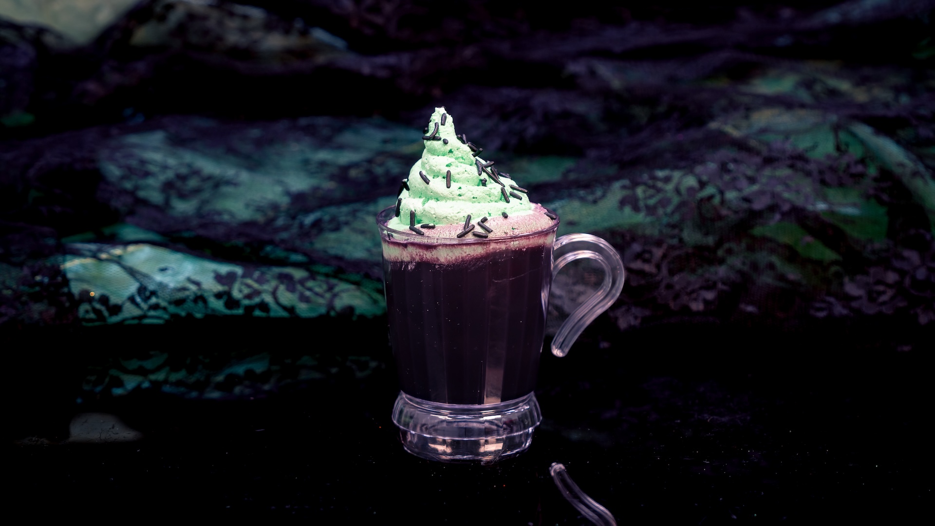 Ube Hot Chocolate with Vanilla Vodka