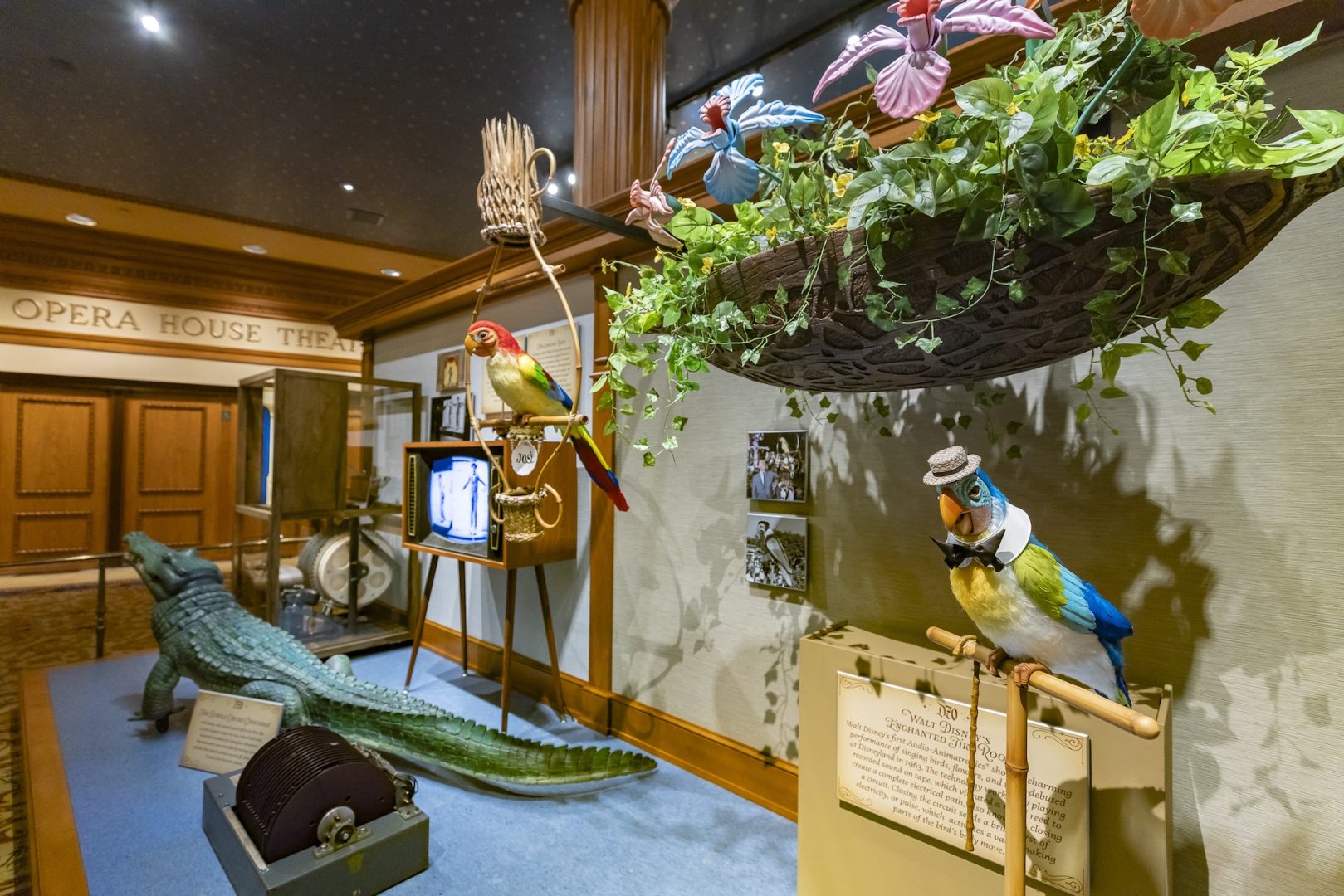 Audio-Animatronics Technology Exhibit in Main Street Opera House