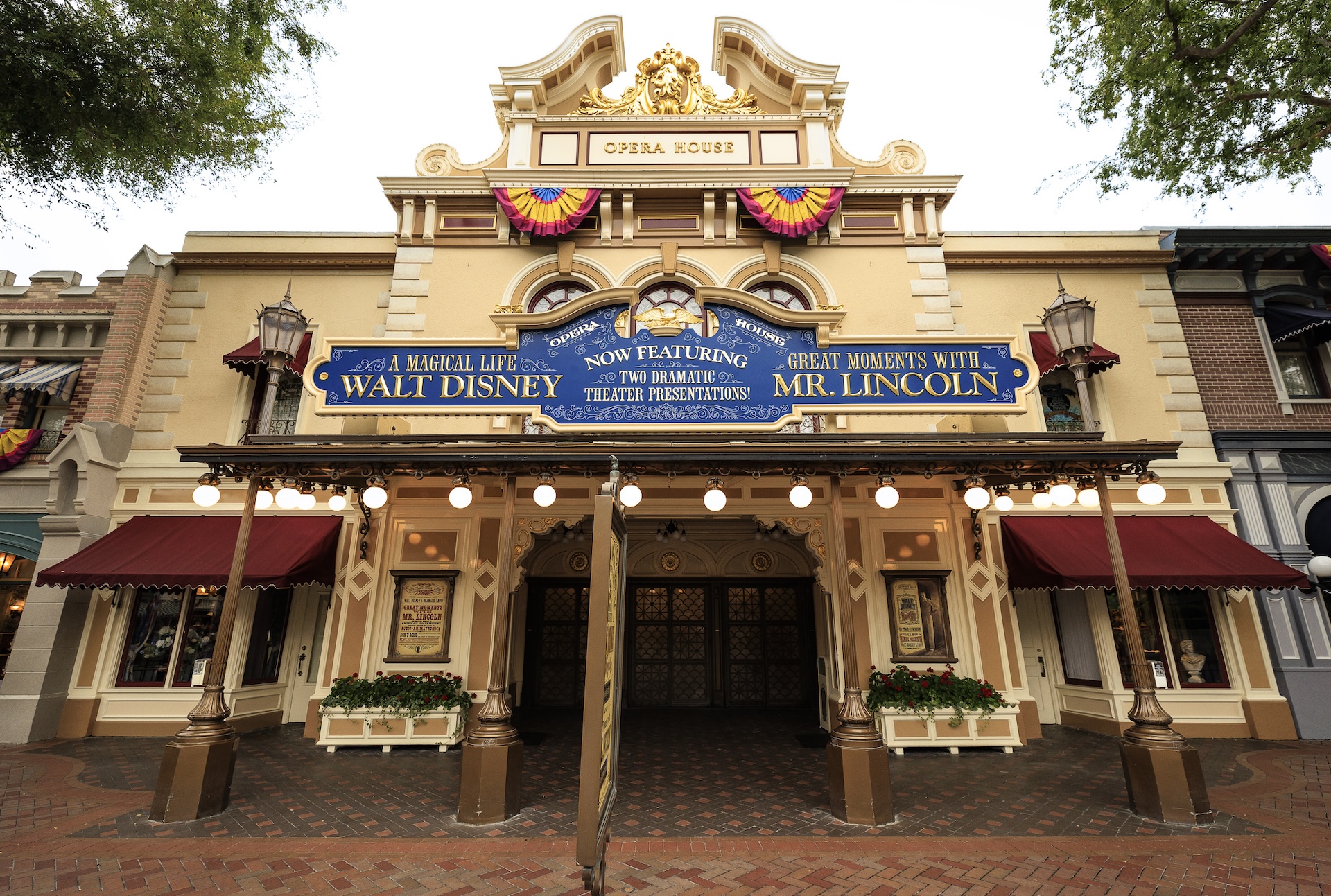 Disneyland Main Street Opera House Marquee