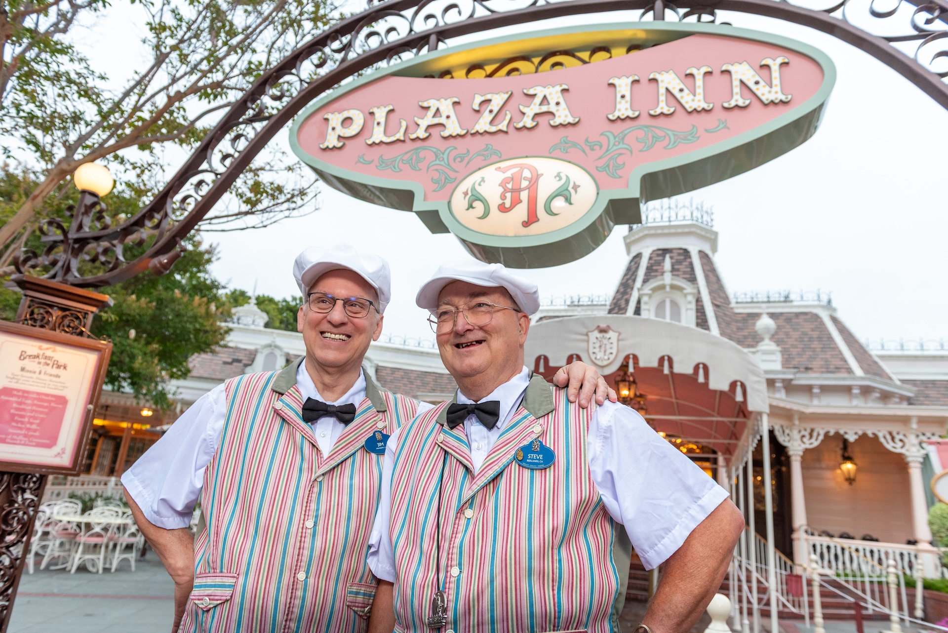 Two Disneyland Cast Members at Plaza Inn