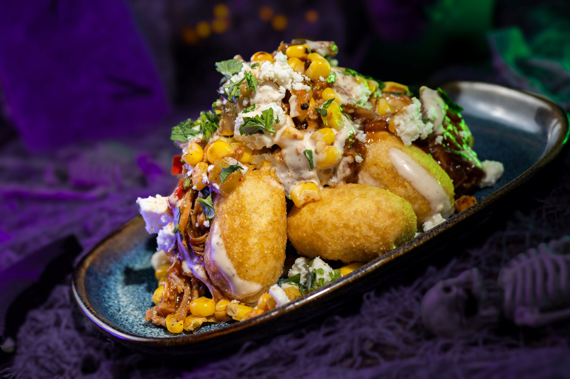 2025 Mickey's Not-So-Scary Halloween Party - Chipotle Barbeque Pork and Street Corn Mini Corn Dogs