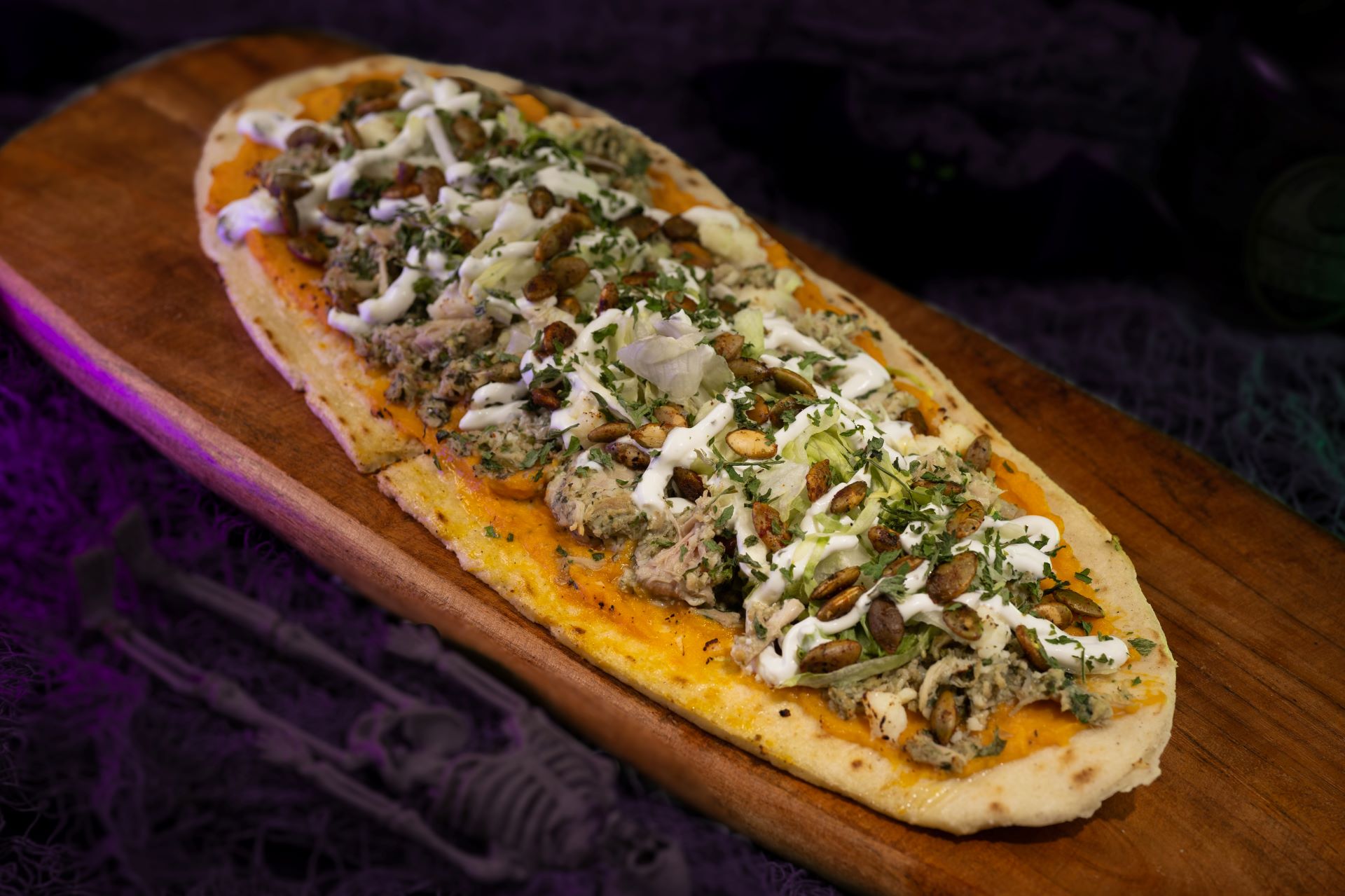 2025 Mickey's Not-So-Scary Halloween Party - Grilled Masa Flatbread