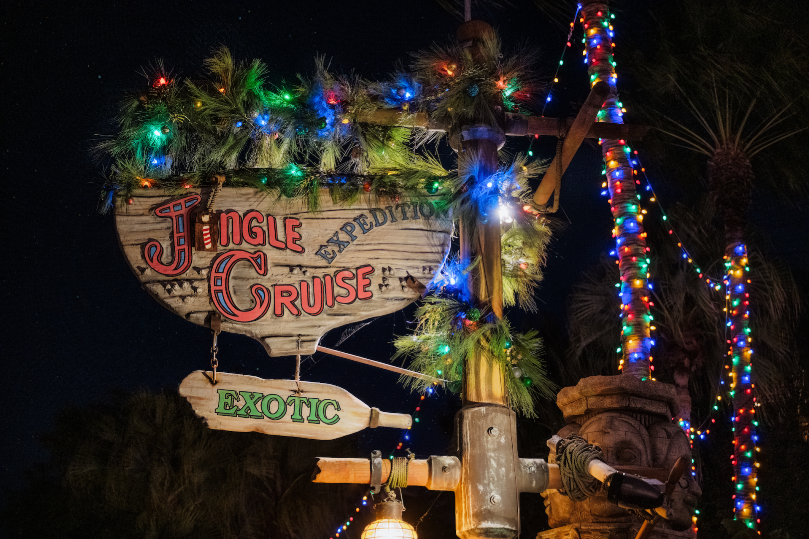 WDW Jingle Cruise Holiday Overlay