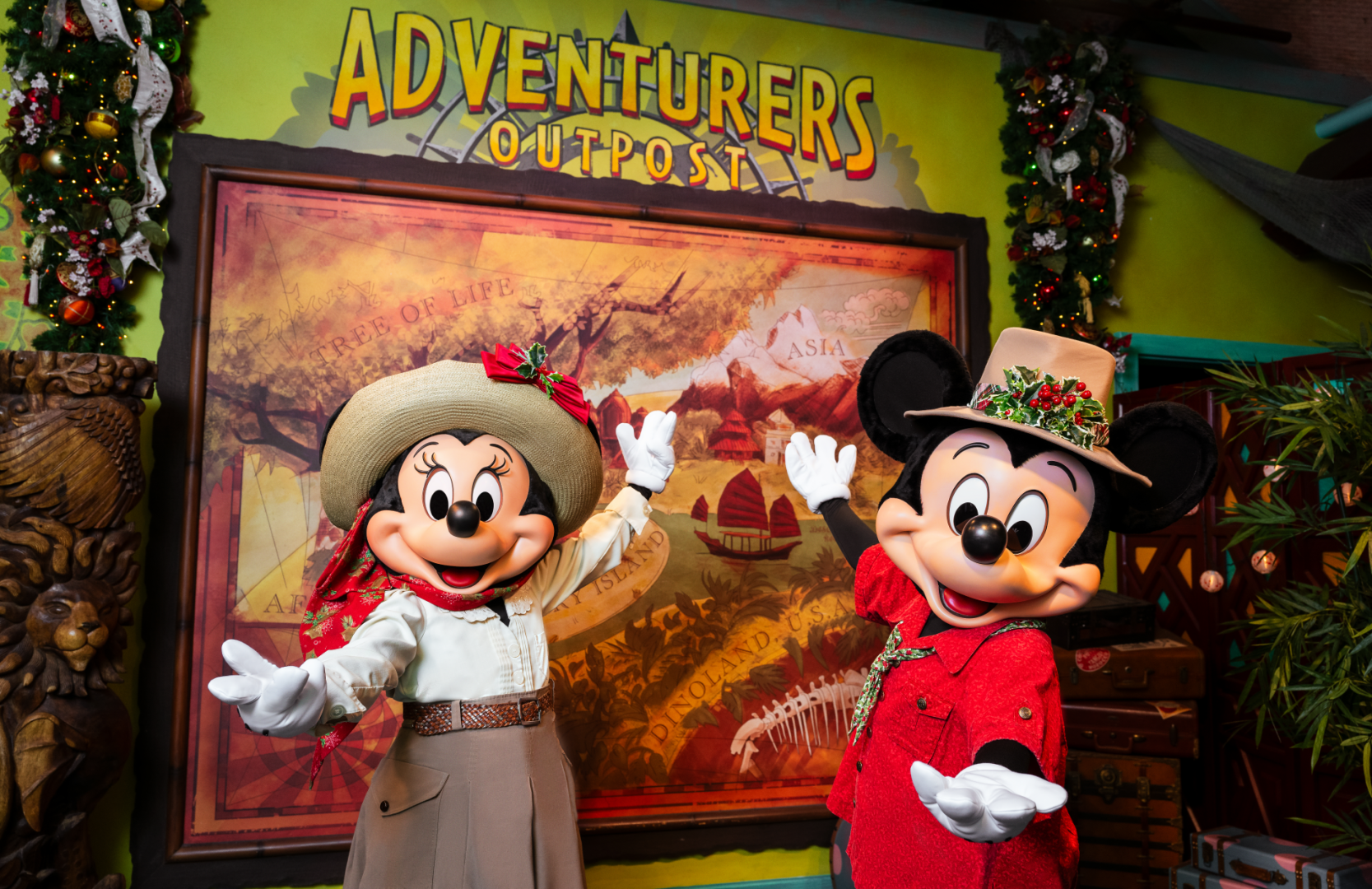 2025 Walt Disney World Holidays Disney's Animal Kingdom Mickey and Minnie