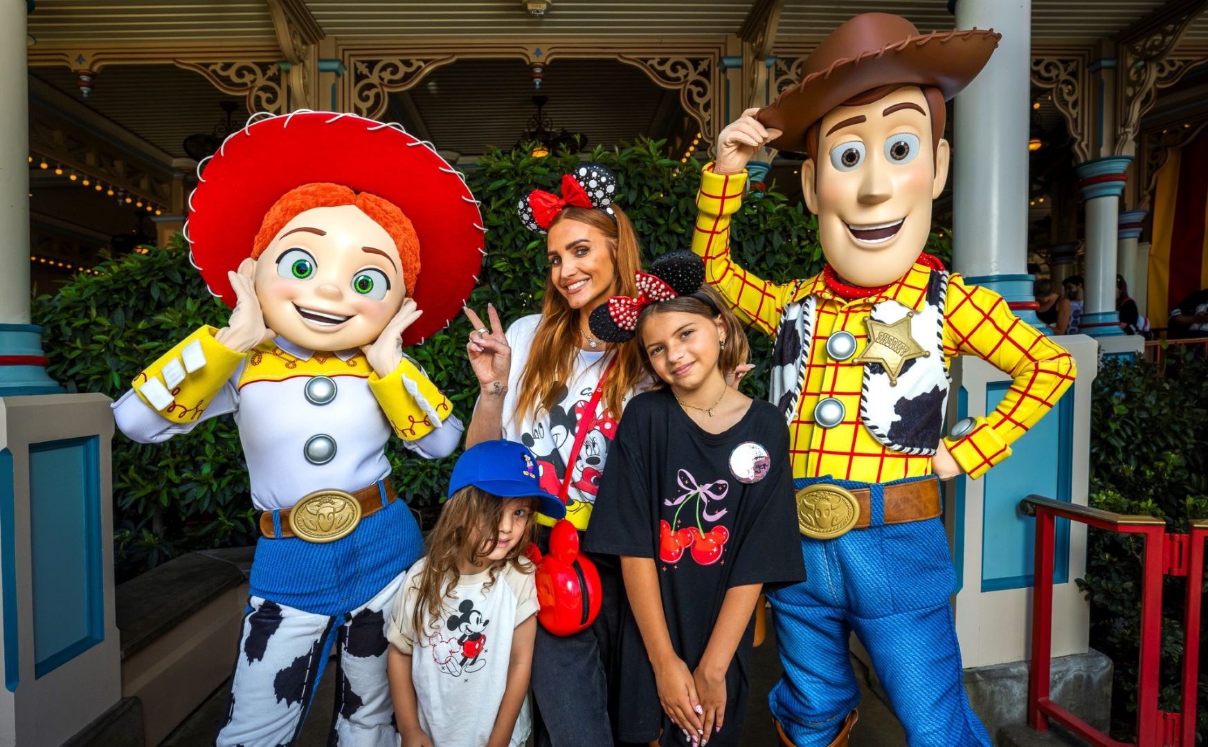 Ashlee Simpson Ross at Disney California Adventure Park