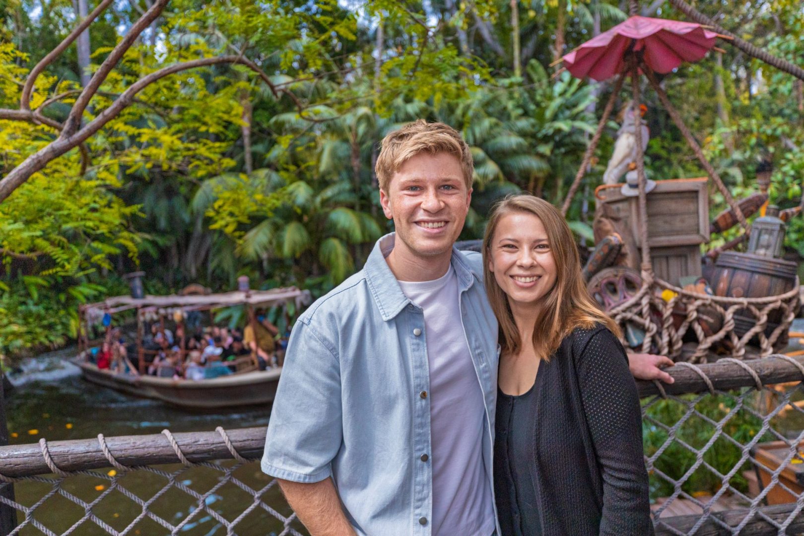 Bindi and Robert Irwin at Disneyland Resort