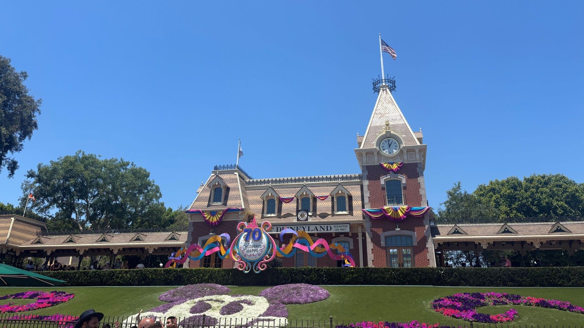 Disneyland Main Street Train Station 2025