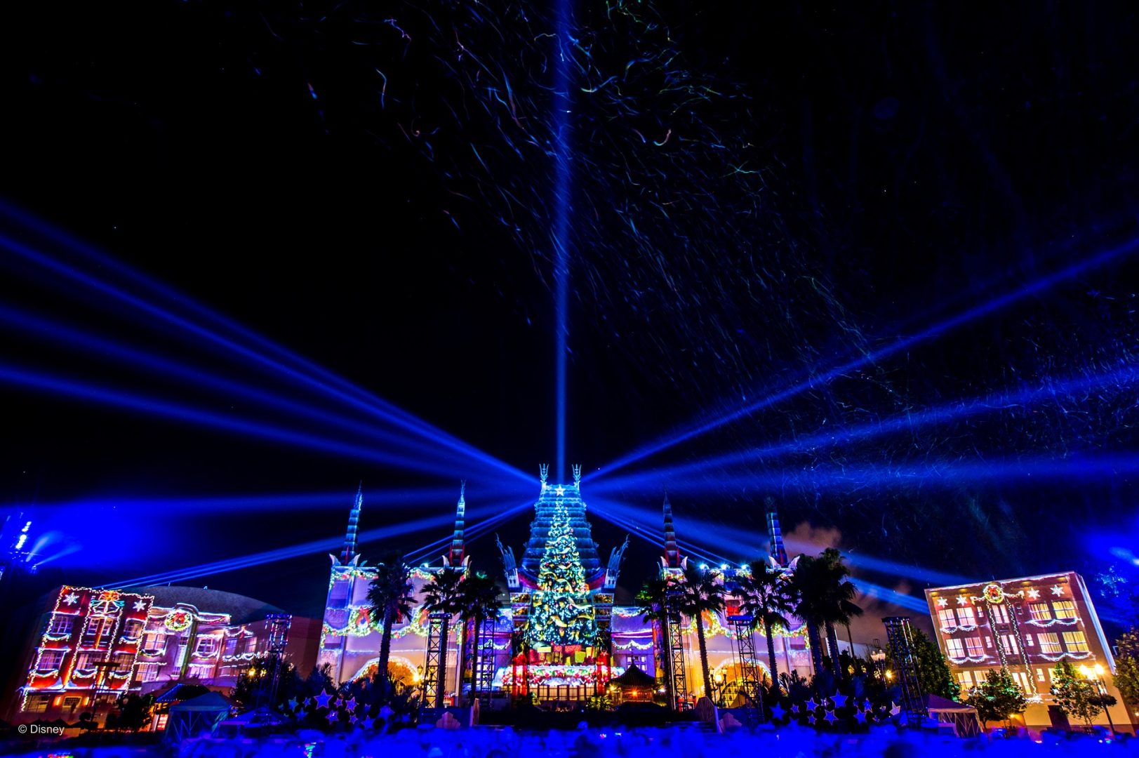 Jingle Bell Jingle Bam fireworks at Hollywood studios