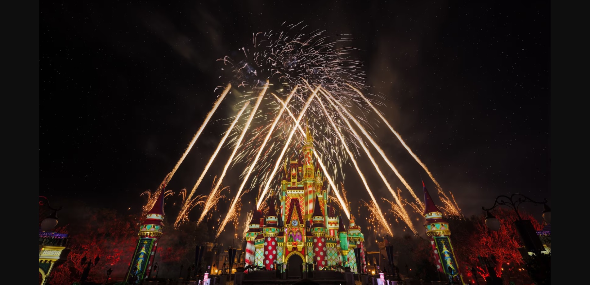 Minnie’s Wonderful Christmastime Fireworks