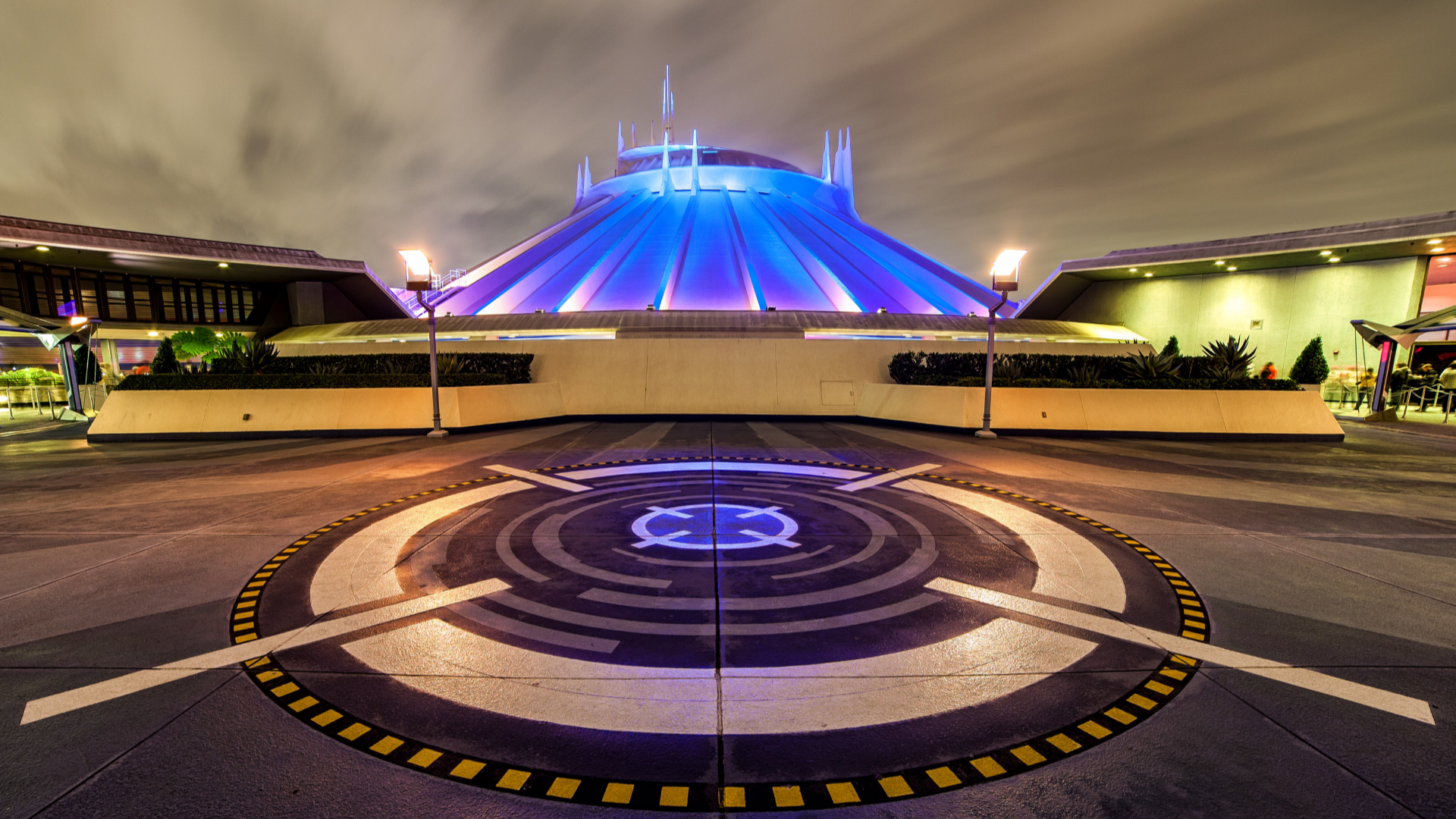 Space-Mountain in Tomorrowland at Disneyland