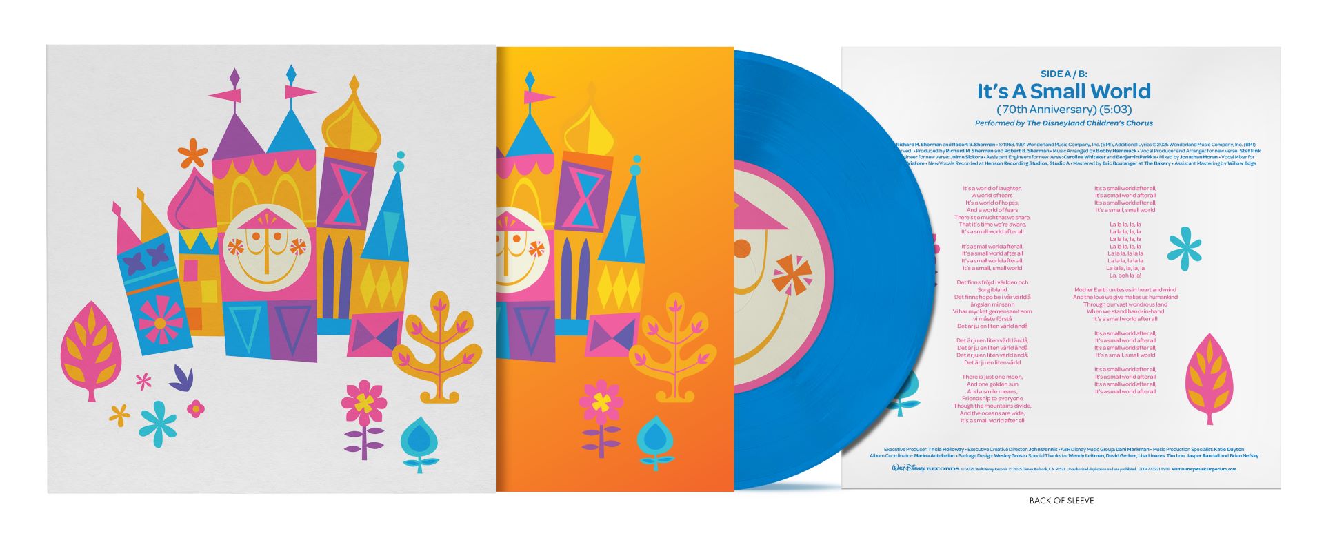 it's a small world Finale Scene Lyrics Special Edition Vinyl