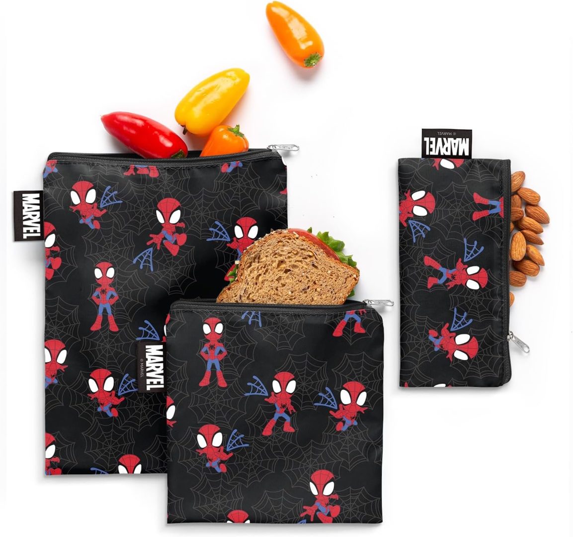 Disney Back to School Collection Spider-Man Snack Bags