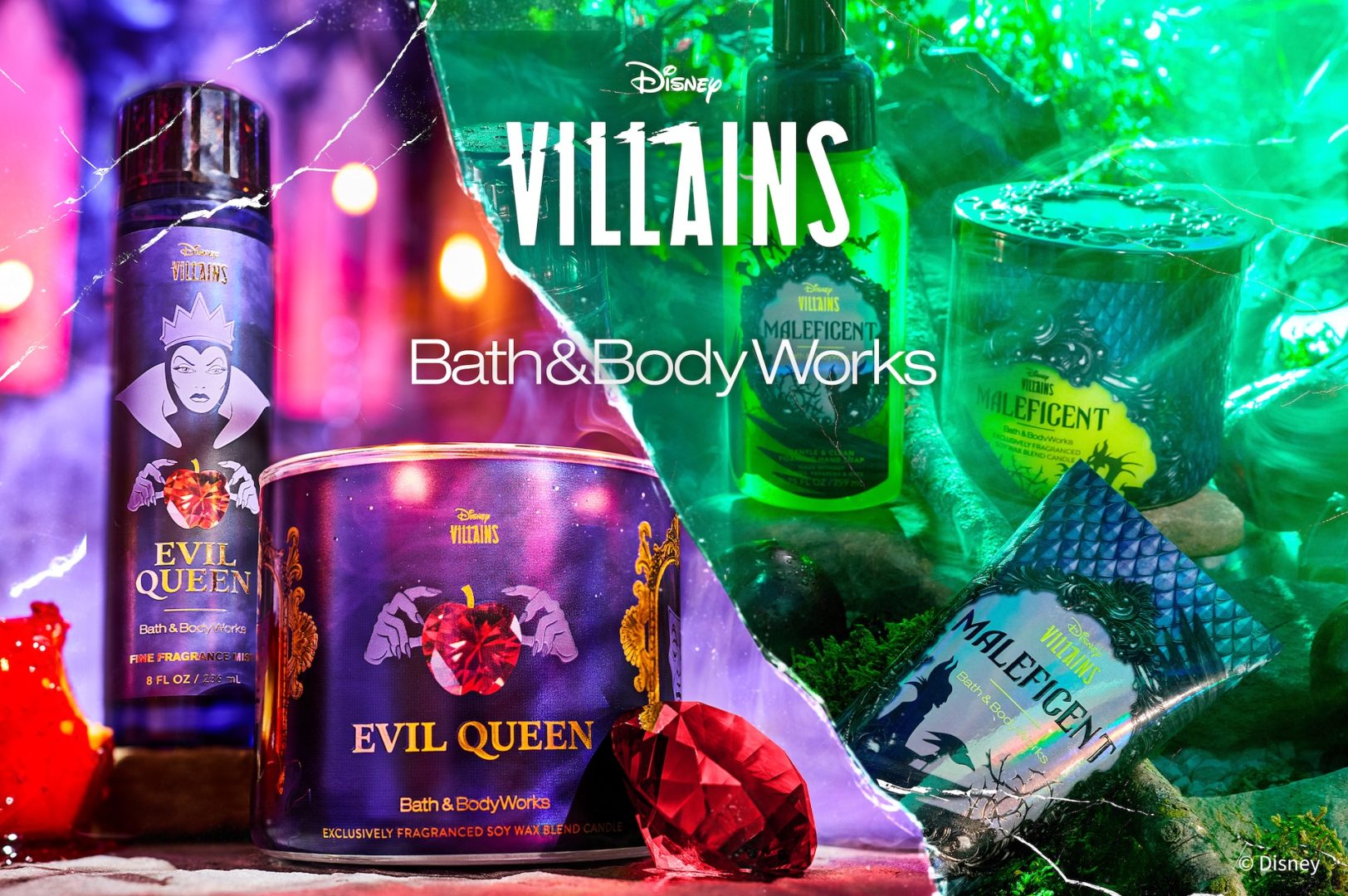 Disney Bath and Body Works Villains Collection