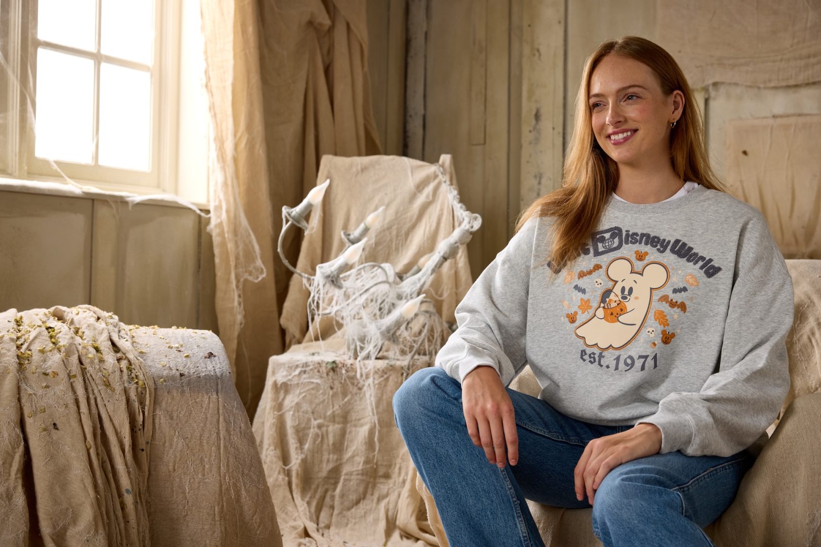 Disney Halloweek Collection Cutie Ghosts Walt Disney World Sweatshirt