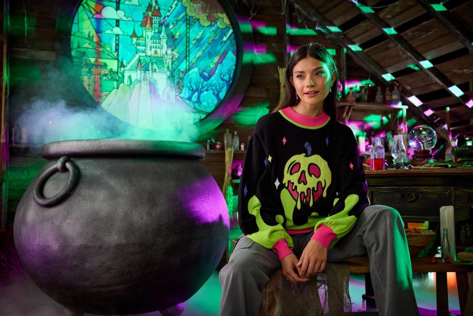 Disney Halloweek Collection Villains Women's Sweater