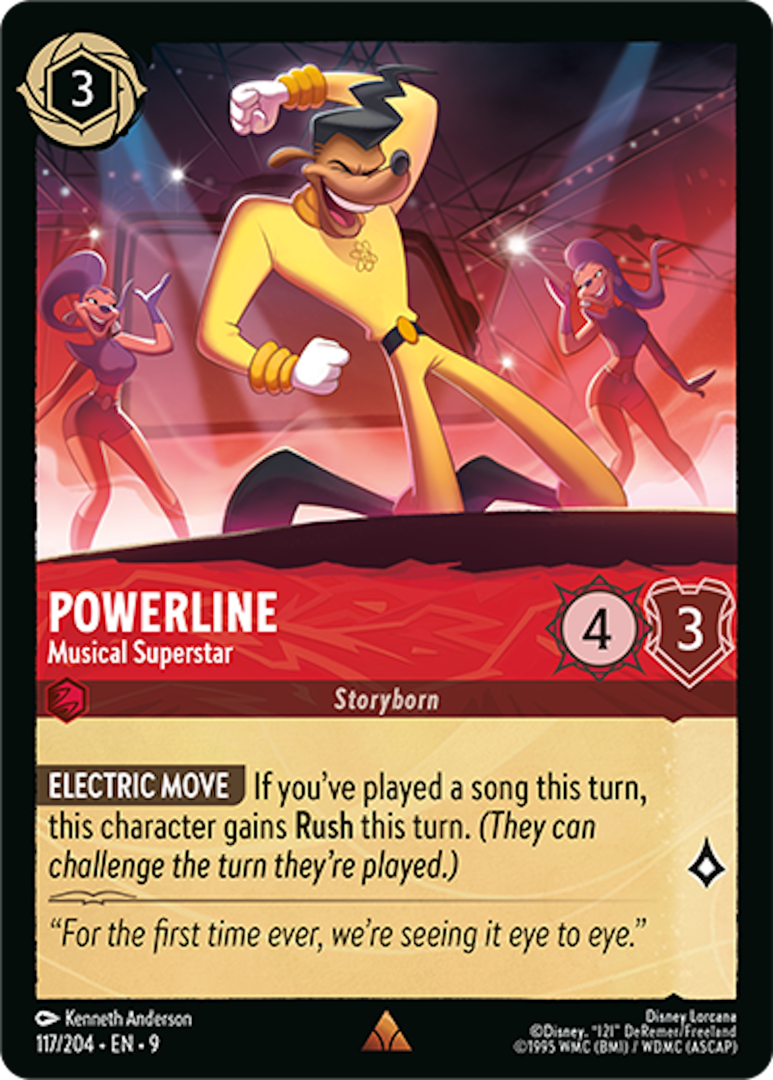 Lorcana TCG Fabled Cards Powerline Standard