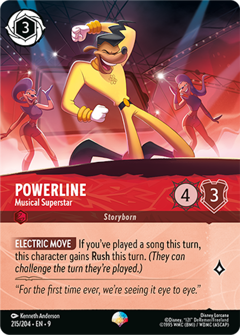 Lorcana TCG Fabled Cards Powerline Epic