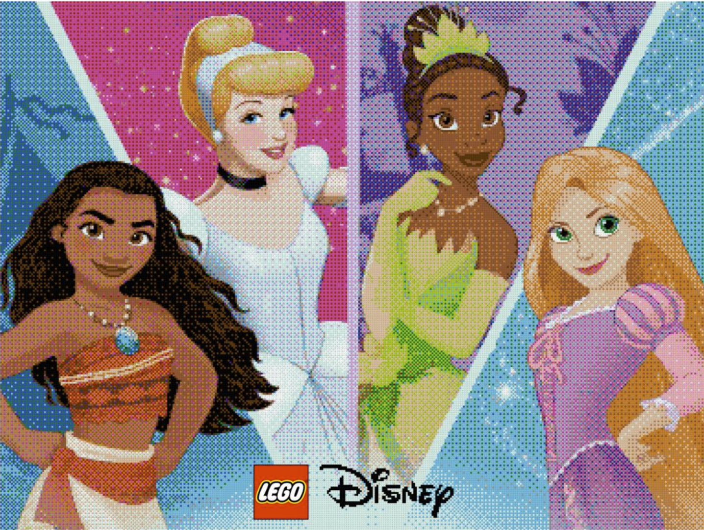 Disney World Princess Week 2025 Products Lego Mural