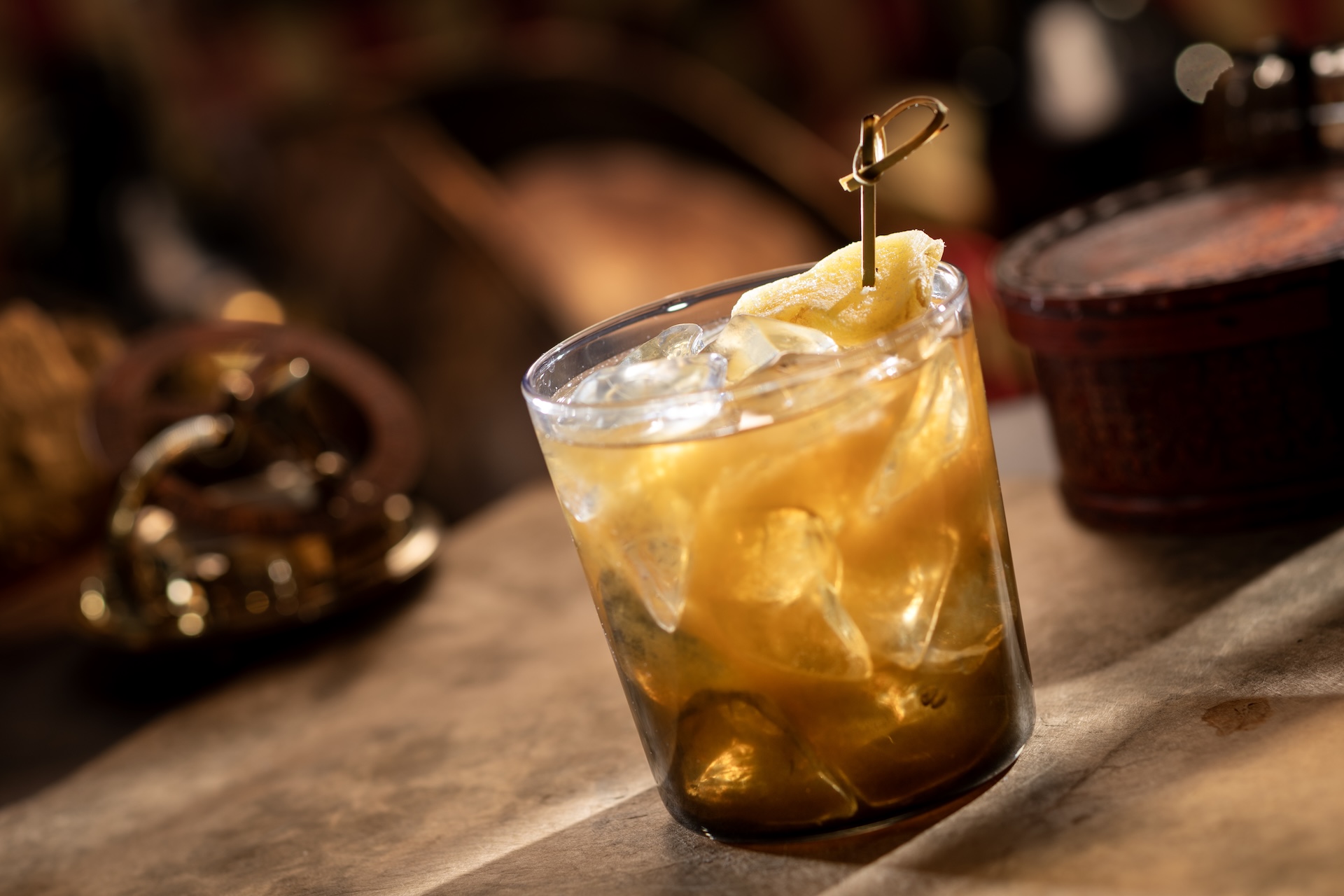 Beak and Barrel Barrels Ablaze Drink at Walt Disney World