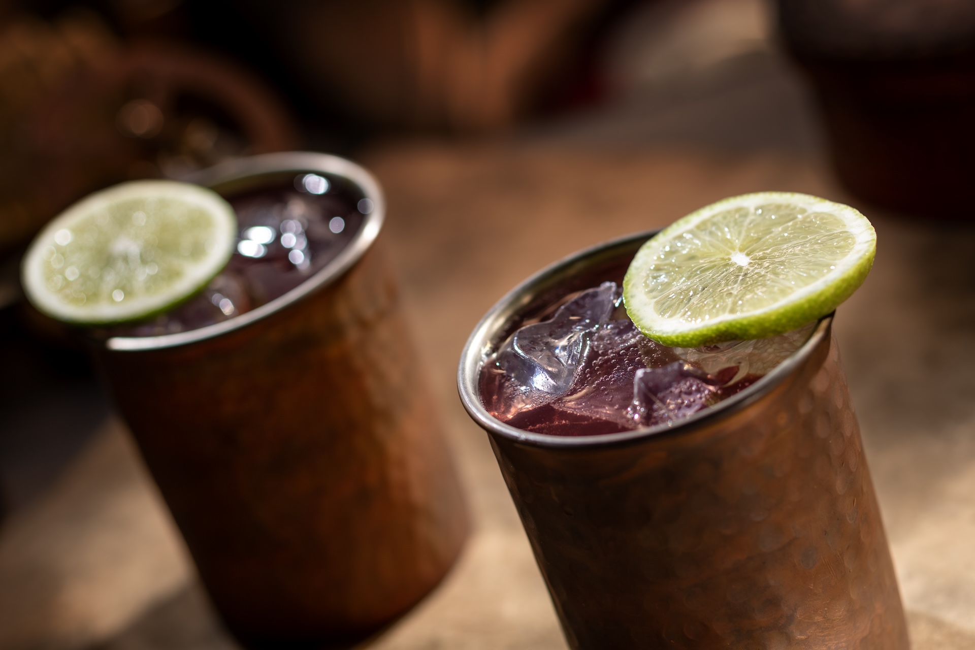Beak and Barrel Punch Royale Drink at Walt Disney World