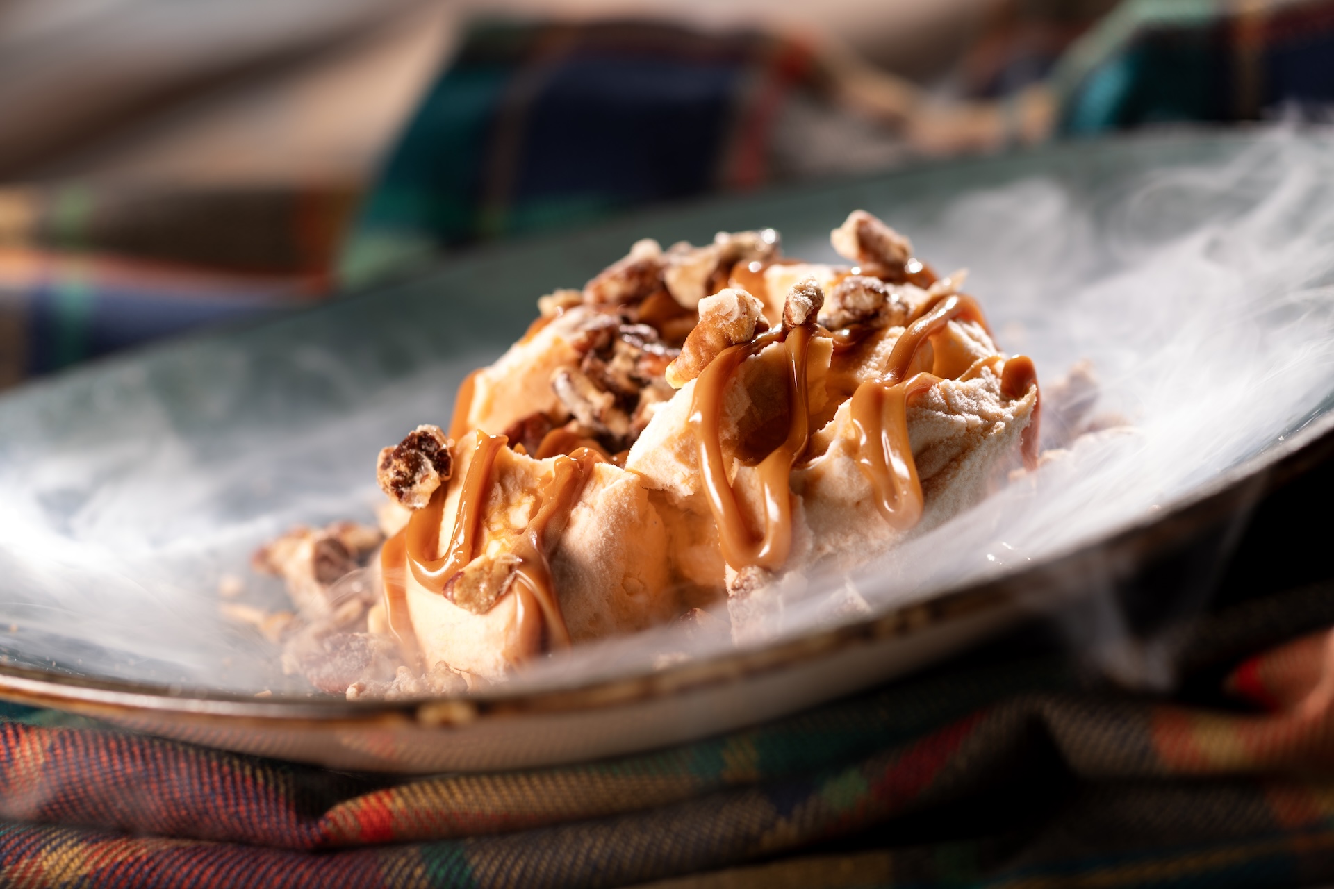 EPCOT Food & Wine Festival Liquid Nitrogen Frozen Pumpkin Cheesecake Mousse