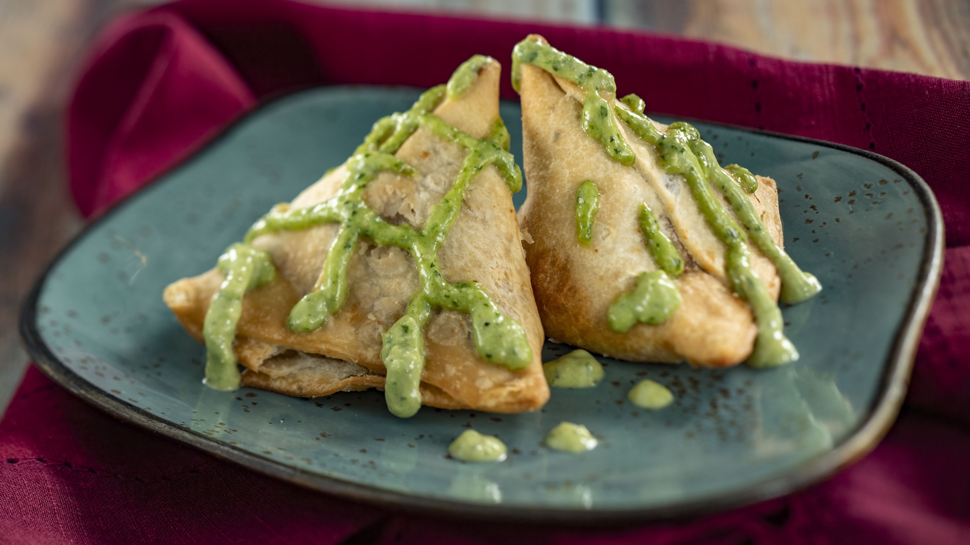 EPCOT Food & Wine Festival Potato and Pea Samosas