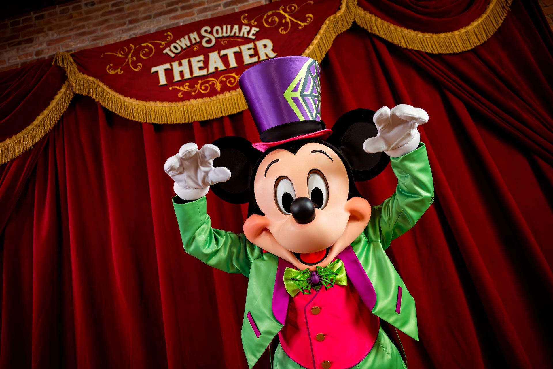 Mickey Mouse at Town Square Theater for Mickey's Not So Scary Halloween Party