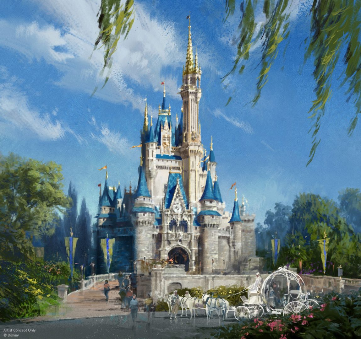 New Color Palette Announced for Cinderella Castle