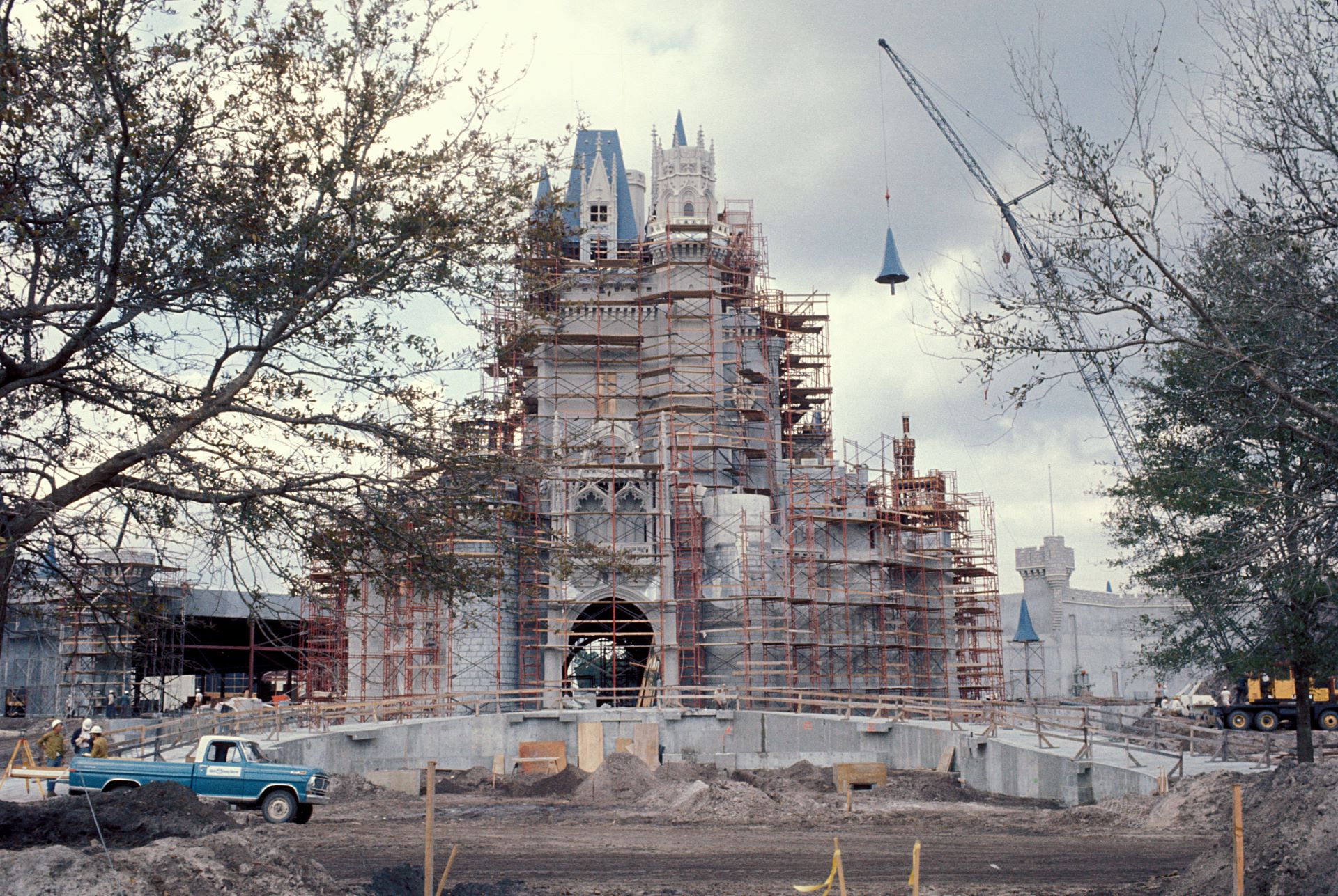 Cinderella Castle at Walt Disney World - Construction