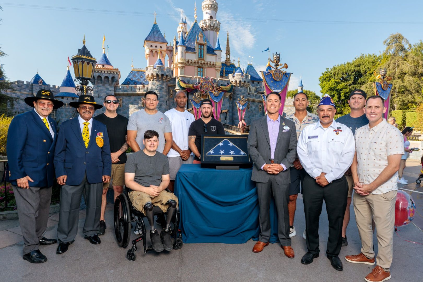 Disneyland Resort Honors Purple Heart Recipients