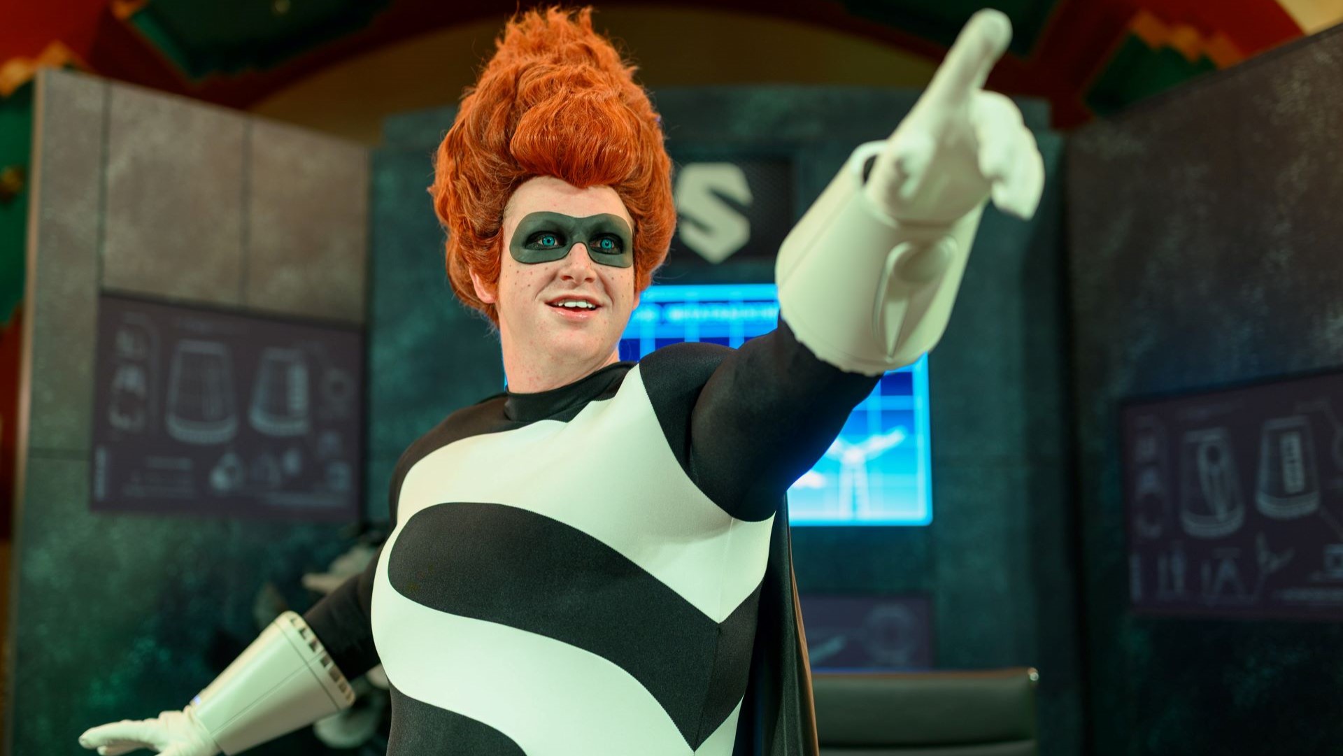 Syndrome at Disney California Adventure Park at Oogie Boogie Bash